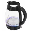 Lafe Essential XL CEG016 bollitore elettrico in vetro, 2 l, 2200 W, nero