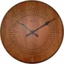 NeXtime orologio 3113br Wood Round, Ø50 cm, orologio da parete, marrone