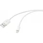 Renkforce Cavo USB USB 2.0 connettore maschio USB-A, connettore maschio Apple Lightning 2,00 m bianco (opaco) RF-5724086 (RF-5724086)