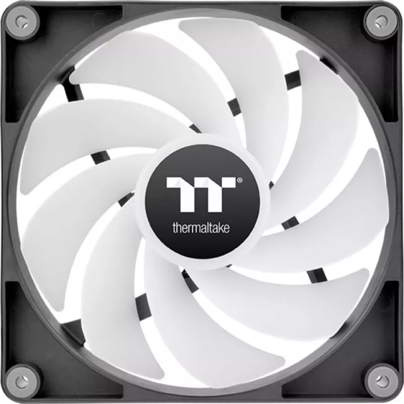 Thermaltake CT120 Reverse ARGB 120mm Ventola per case, confezione da 2, Nero
