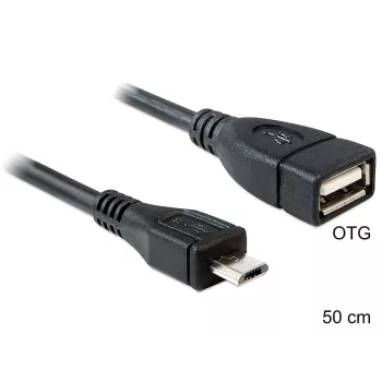 Cavo USB DeLOCK 50 cm Micro-USB B USB 2.0 A 83183