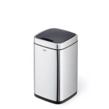 Durable TOUCH 12L rettangolare acciaio inox argento nero