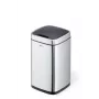 Durable TOUCH 12L rettangolare acciaio inox argento nero