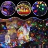Extralink EX.95535 catena di luci natalizie a batteria, 100 LED, multicolore, 10,5 m