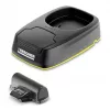 Caricabatterie Kärcher 2.633-116.0 — caricabatterie Li-Ion per 1 batteria, 3,5 h di ricarica, 13,2×5×20 cm
