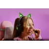 Kraken Kitty V2 - nero, headset gaming, orecchie Kitty, illuminazione reattiva allo streaming, microfono cardioide HyperClear, driver TriForce da 40 mm, microfono integrato nei padiglioni, Razer Chroma RGB (orecchie e padiglioni), Surround Sound: disponibile solo con