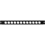 Pannello frontale Omnitronic Z-19 12 x XLR D-Type 1U — pannello rack con dodici connettori XLR D-Type