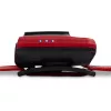 Lampada frontale Diamond Storm 450 nera con fascia frontale nera e rossa