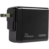 Caricabatterie PD INTER-TECH PD-3100 100W USB-C nero alimentatore rapido