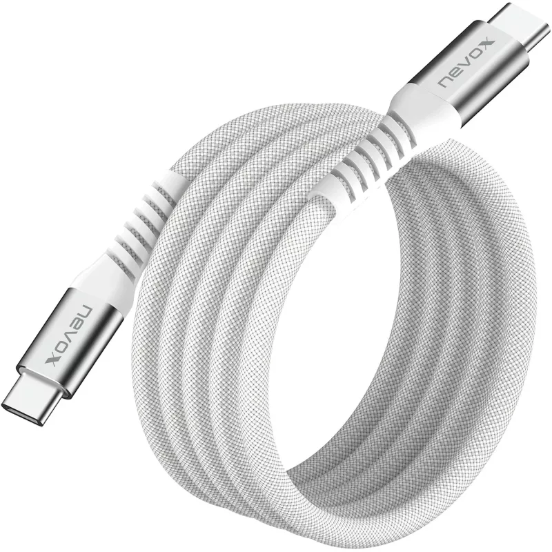 Cavo USB-C a USB-C Nevox 2478 – USB 2.0, 48V 5A, 240W, connettore maschio a connettore maschio