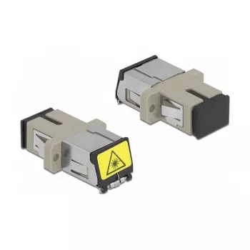 Accoppiatore in fibra ottica DeLOCK 86889 SC simplex femmina su SC simplex femmina multimodale beige