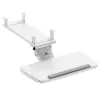 Supporto per tastiera MACLEAN MC-156 W — ripiano regolabile da sottoscrivania, carico max 5 kg