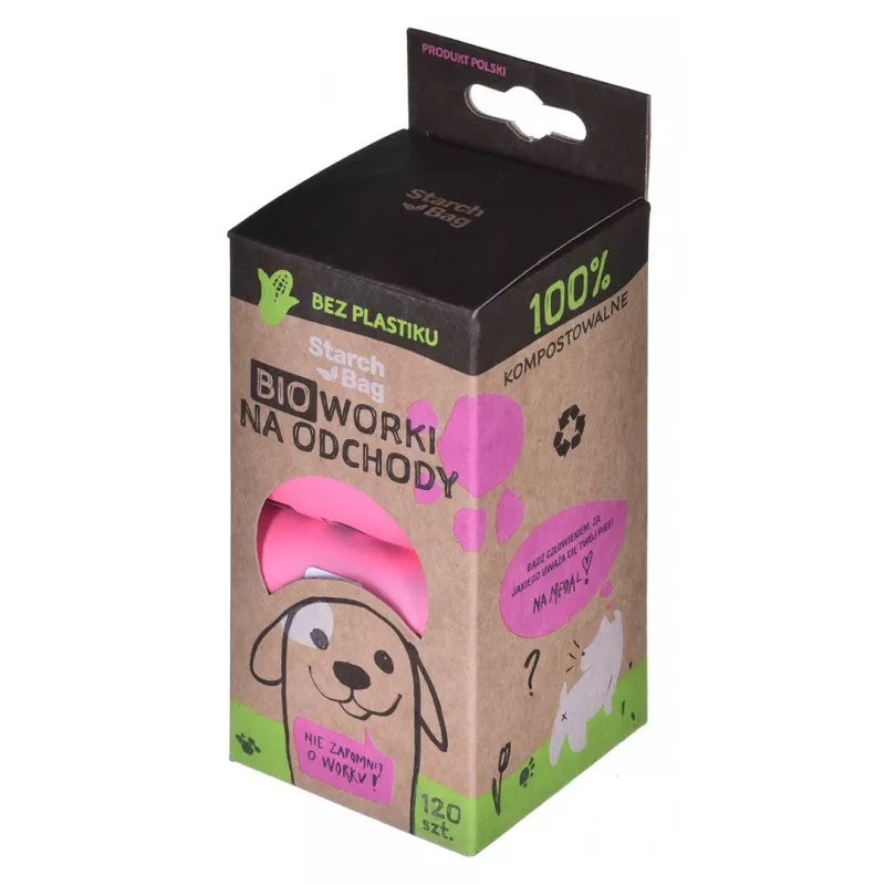 STARCH BAG - Sacchetti per deiezioni canine - 8 x 15