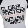 T-shirt Global Masters GM Text - bianco (M)