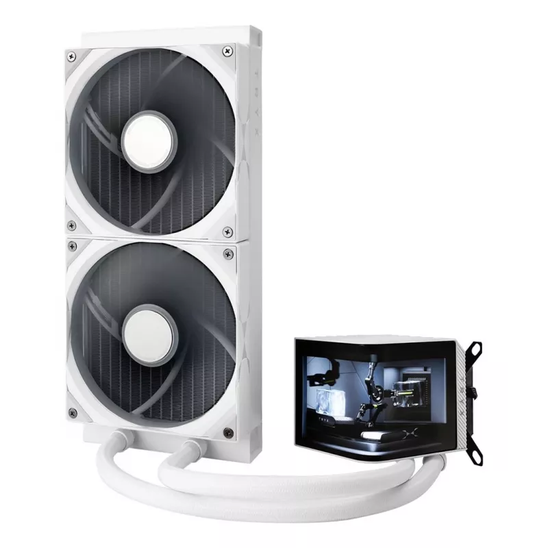 Kit raffreddamento a liquido per processore TRYX PANORAMA 280 14 cm bianco 1 pz.