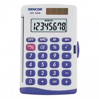 Calcolatrice Sencor SEC 263/8 tascabile grigia