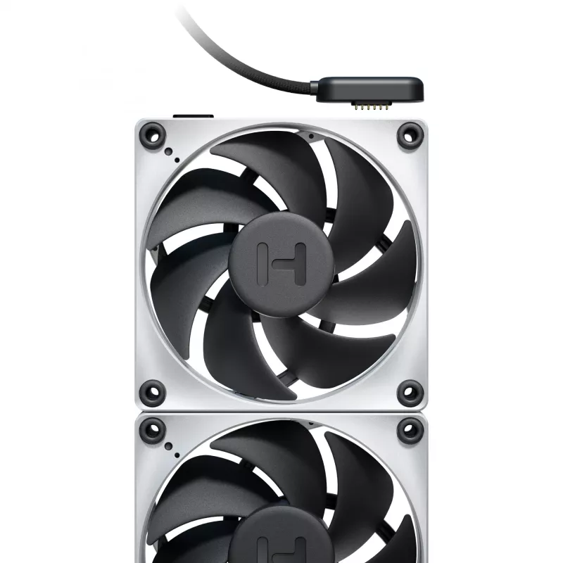 Ventola per case HYTE THICC FP12 120 mm confezione da 3 bianca