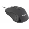 Mouse USB con cavo, 3 tasti, superficie gommata, 1000 DPI