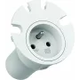 Cavo di prolunga elettrica Bachmann LOOP IN 2m 1 presa AC per interni bianco