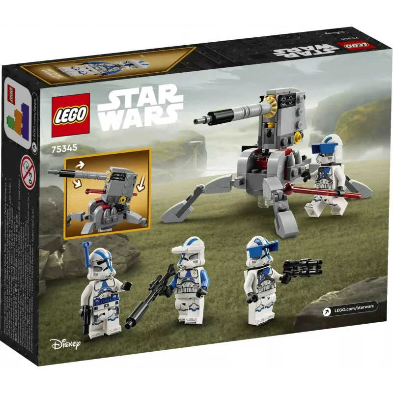LEGO 75345 Star Wars 501st Clone Troopers Battle Pack set giocattolo da costruire