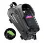 Rockbros B68 Borsa da telaio per bici porta cellulare 1,7 l nera