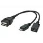 Cavo OTG USB Micro AF- BM+(F) USB 2.0 OTG 15CM