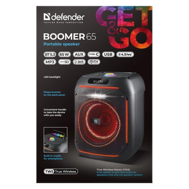 Altoparlante Bluetooth Boome R 65W