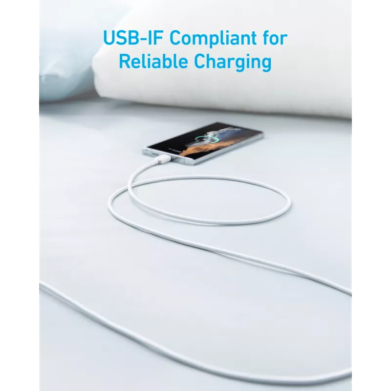 Cavo USB-A a USB-C Anker A81H5G21 — 0,9 m, bianco