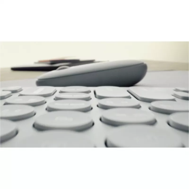 Logitech Pebble Keys 2 K380s - tastiera - wireless - Bluetooth LE - QWERTZ - tedesca - Tonal Graphite (920-011795)