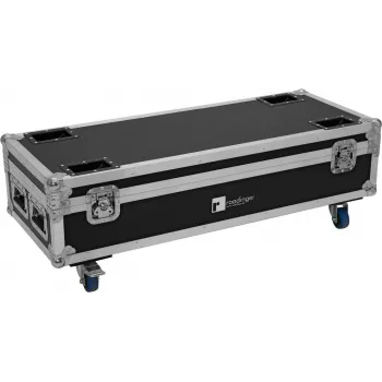 Flightcase Roadinger per 8x AKKU UP-4 QuickDMX con funzione di ricarica, modello 31005144