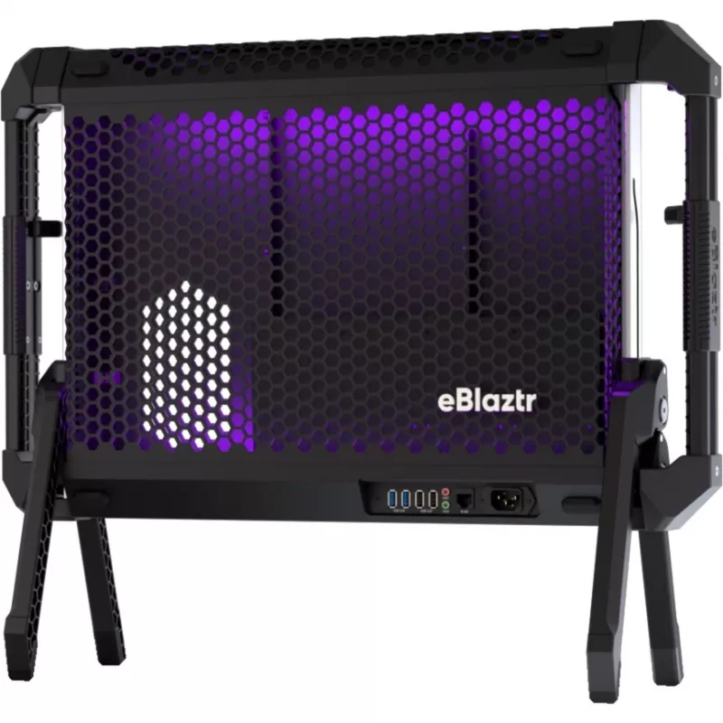 Case PC portatile Eblaztr - nero - case PC - mini tower - nero