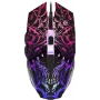 Defender PROTOTYPE GM-670L mouse da gaming, ottico, 2400 DPI, cablato USB, ambidestro, illuminato, nero