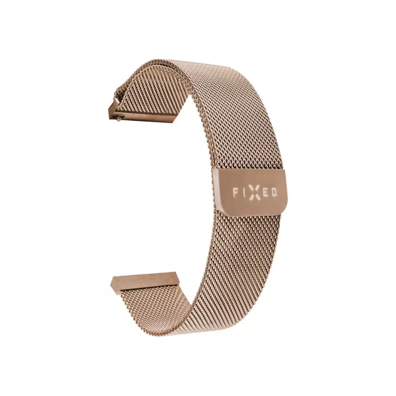Cinturino per orologio FIXED Mesh Strap Fixed 18mm acciaio inox cambio rapido oro