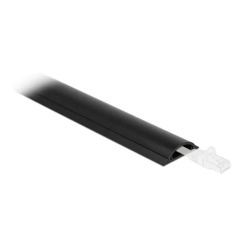 Canalina per cavi DeLOCK 50 x 12 mm autoadesiva nera 1 m