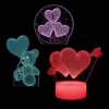Manta SNL115RGB RGB 3D cuore set lampada LED decorativa