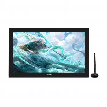 Tavoletta grafica HUION Kamvas Pro 24 4K GT2401 — 23,8 inch QLED 3840×2160, 16:9, 8192 livelli di pressione