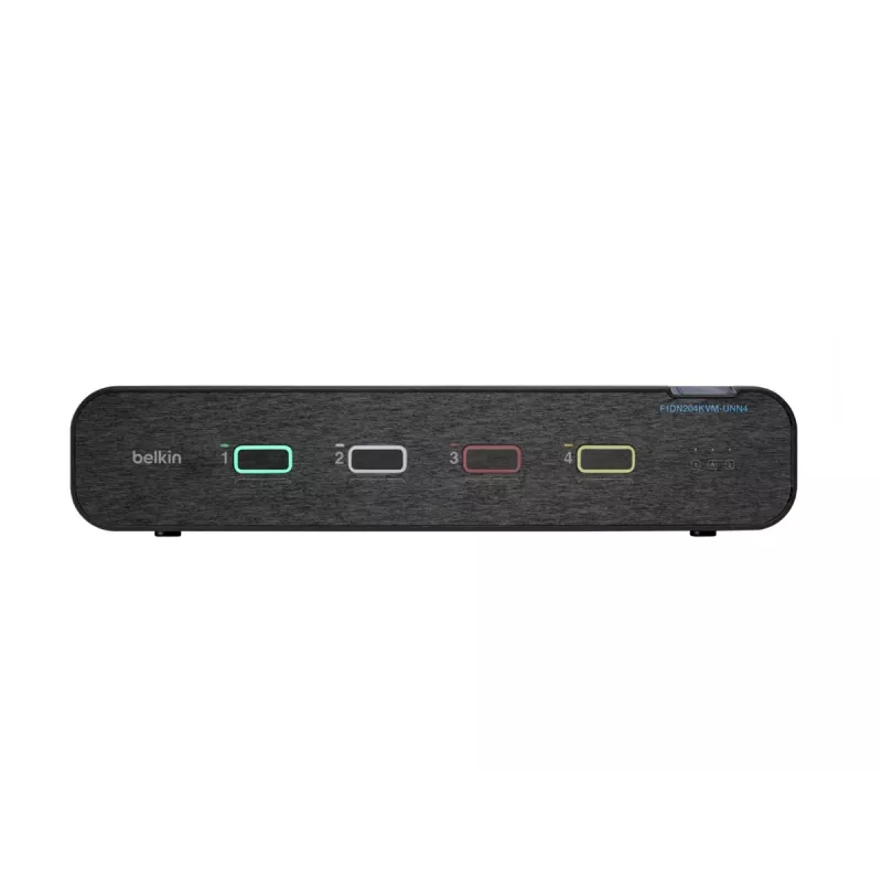 Belkin F1DN204KVM-UNN4 Universal Secure Dual-Head 4P switch KVM desktop