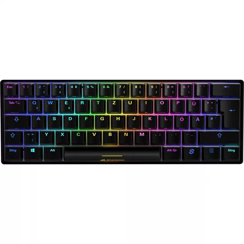 SKILLER SGK50 S4, tastiera da gaming nera, layout DE, Kailh Red