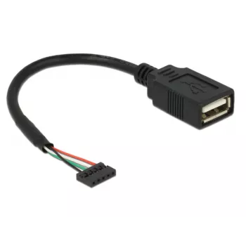 Cavo USB DeLOCK 84831 USB 2.0 0,15 m nero