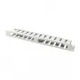 LogiLink – organizzatore per cavi – grigio chiaro, RAL 7035 – 1U – 48,3 cm (19 inch)