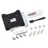 Water block Aqua-Computer cuplex kryos NEXT per LGA 1700, top in Acal con rivestimento in argento .925 (21852)