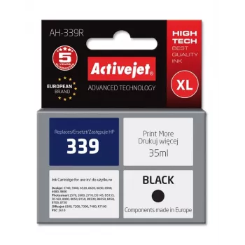 Cartuccia d'inchiostro Activejet AH-339R (sostituto per HP 339 C8767EE; Premium; 35 ml; nero)