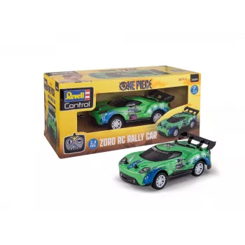 Auto rally RC REVELL One Piece Zoro – modello radiocomandato, design da collezione a tema