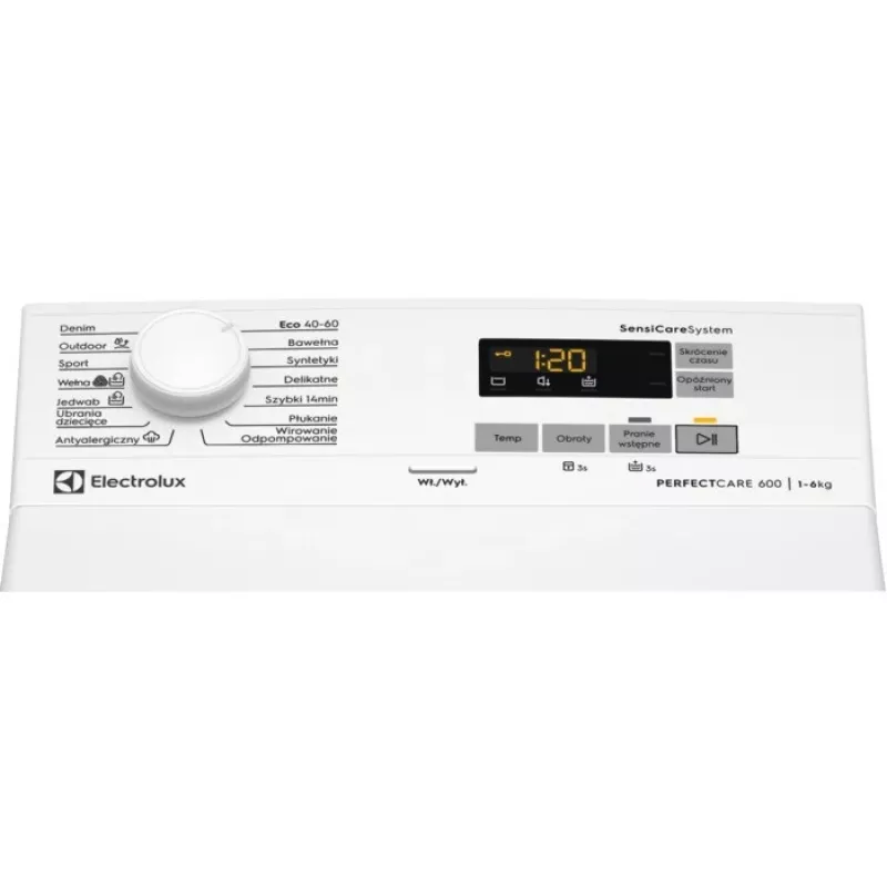 Lavatrice Electrolux EW6TN5261FP, a carica frontale 6 kg, classe di efficienza energetica D