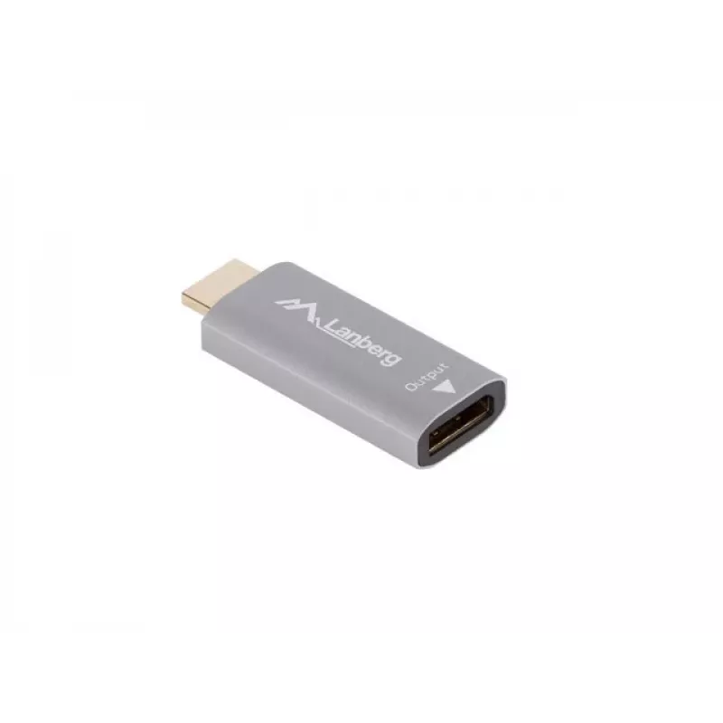 Adattatore cavo video Lanberg AD-HD-DP-01 HDMI Type-A DisplayPort argento
