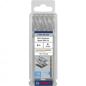 Punta elicoidale HSS Cobalt Bosch 2608585894