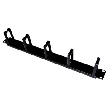 Alantec PK009 organizzatore di cavi supporto da parete per cavi nero 1 pz.