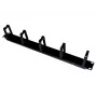 Alantec PK009 organizzatore di cavi supporto da parete per cavi nero 1 pz.