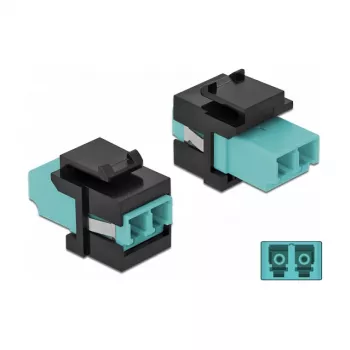 Modulo Keystone LC Duplex femmina su LC Duplex femmina DeLOCK