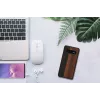 Custodia per smartphone man and wood per Samsung Galaxy S10 — ebano nero, retro in legno protettivo e paraurti
